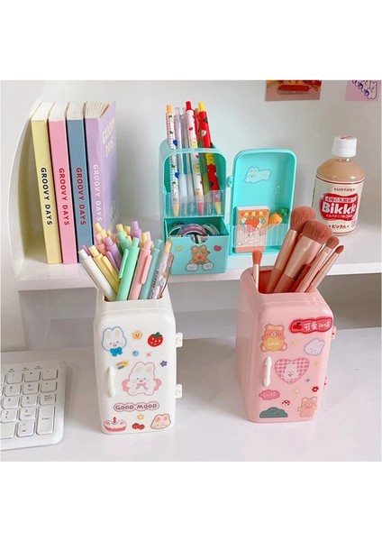 B Tarzı Yaratıcı Buzdolabı Kalemlik Çıkartmalar ile Çocuklar Büyük Kapasiteli Masaüstü Organizatör Kırtasiye Çeşitli Eşyalar Depolama Ofis Malzemeleri (Yurt Dışından) indirimleri