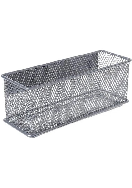 L Tarzı Dayanıklı Buzdolabı Tel Örgü Manyetik Sepet Saklama Kutusu Kalem Makyaj Organizatör Ofis Malzemeleri Depolama (Yurt Dışından)