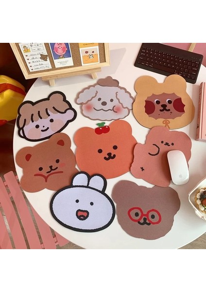 21.5X21CM Tarzı Noel Klavye Pedi Öğrenci Ofis Malzemeleri Öğrenci Coaster Yaratıcı Masa Mat Kawaii Mouse Pad Ins Karikatür Mousepad (Yurt Dışından) modelleri