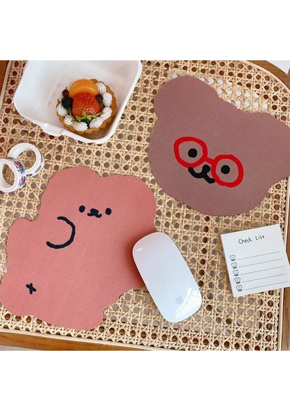 21.5X21CM Tarzı Noel Klavye Pedi Öğrenci Ofis Malzemeleri Öğrenci Coaster Yaratıcı Masa Mat Kawaii Mouse Pad Ins Karikatür Mousepad (Yurt Dışından) fırsatları