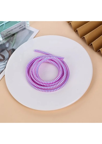 No.2 Tarzı 1.4 M Telefon USB Şarj Veri Hattı Kablosu Koruyucu Tel Kordon Koruma Sarma Kablo Sarıcı Organizatör Kaplama Sarıcı (Yurt Dışından) indirimleri