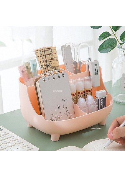 Yeşil Stil Yaratıcı 6 Gird Masaüstü Organizatör Kalem Tutucu Çok Fonksiyonlu Masa Makyaj Kalem Depolama Standı Kutusu Okul Ofis Kırtasiye (Yurt Dışından) modelleri