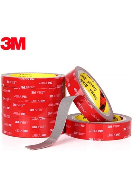 10 mm Tarzı 3m Vhb Akrilik Yapıştırıcı Çift Taraflı Köpük Bant Güçlü Yapışkan Ped Su Geçirmez Yüksek Li Yeniden Kullanılabilir Ev Araba Ofis Dekorasyonu (Yurt Dışından)