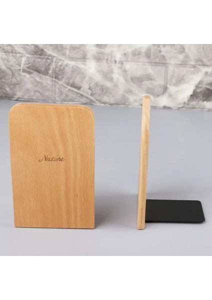 No.1 Stili Doğa Ahşap Masa Üstü Organiser Masaüstü Ofis Ev Kitap Ayracı Kaymaz Kitap Sonu Standı Tutucu Raf (Yurt Dışından) indirimleri