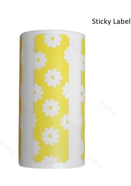 Sarı Etiket Stili Diğer A6 Termal Etiket Yazıcı Kağıdı Beyaz Renkli Etiket Fotoğraf Yazıcısı Için 57*30MM Peripage Paperang Poooli Baypage Printing A (Yurt Dışından)