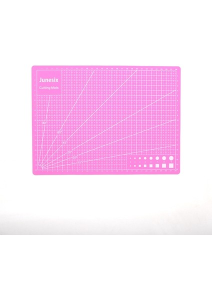 Pembe Stil A * 22CM Dikiş Kesme Paspasları Çift Taraflı Plaka Tasarımı Gravür Kesme Tahtası Mat El Yapımı El Aletleri 1 Adet (Yurt Dışından)