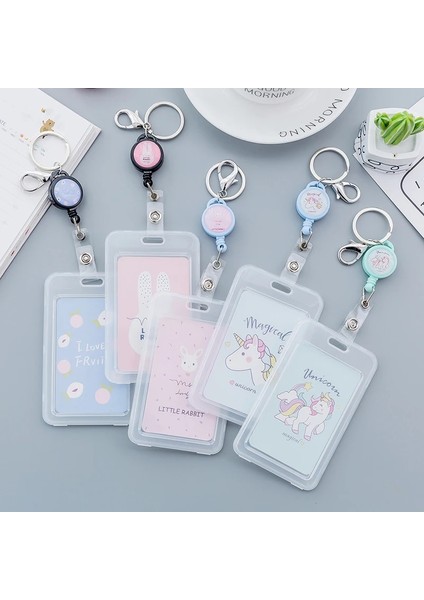 x Stili 1 Adet Kawaii Karikatür Unicorn Pvc Kart Sahibinin Otobüs Ofis Çalışma Kartı Durumda Kart Çantaları Öğrenciler Kart Sahibinin Kırtasiye (Yurt Dışından) fiyatları