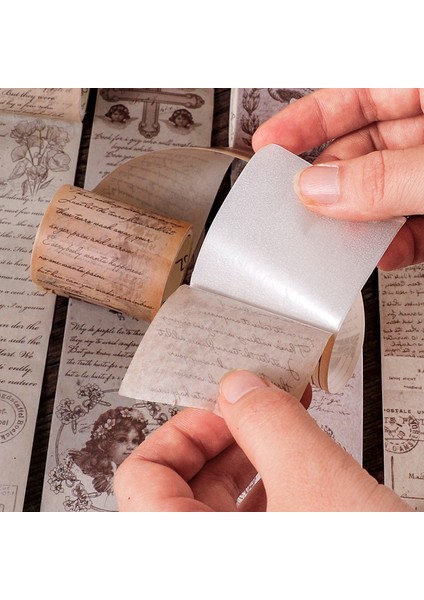 G Tarzı Avrupa Estetik Dergisi Washi Bant Eski Yaratıcı Dıy Günlüğü El Kitabı Scrapbooking Dekoratif Washi Bant Çıkartmalar Kırtasiye (Yurt Dışından) indirimleri