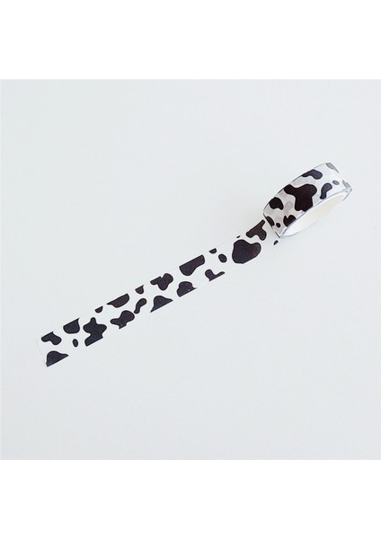 No.7 Tarzı Ins Inek Leopar Noktalar Sevimli Washi Bant Kısa Vuruş Köpek Zarf Kartı Sızdırmazlık Çıkartmaları Kırtasiye Malzemeleri Dekoratif Bantlar 5 M (Yurt Dışından) fırsatları