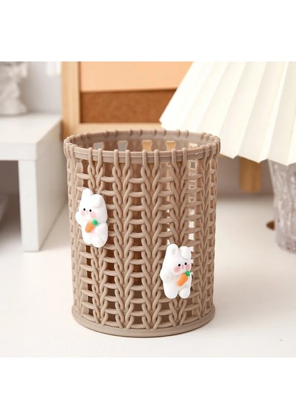 J Tarzı Sevimli Görünüm Hafif Renkli Hollow Kalem Kalem Tutucu Makyaj Kozmetik Organizatör Yurt Için (Yurt Dışından)