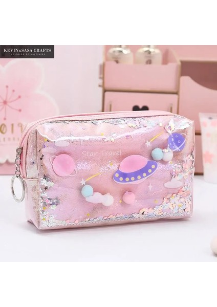 Büyük Beyaz Tarzı Yıldız Kalem Kutusu Glitter Büyük Kapasiteli Kalem Kutusu Okul Kalem Makyaj Çantası Malzemeleri Kalem Çantası Okul Kutusu Kalem Kılıfı Kırtasiye (Yurt Dışından) modelleri