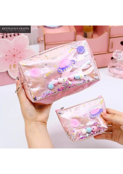 Büyük Beyaz Tarzı Yıldız Kalem Kutusu Glitter Büyük Kapasiteli Kalem Kutusu Okul Kalem Makyaj Çantası Malzemeleri Kalem Çantası Okul Kutusu Kalem Kılıfı Kırtasiye (Yurt Dışından) indirimleri