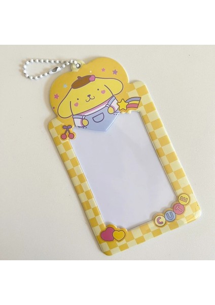 C Tarzı Sevimli Karikatür Karakterler Kpop Fotoğraf Kartı Tutucu Idol Fotoğraf Koruyucu Ekran Kollu Kawaii Kırtasiye Öğrenci Kolye Çocuklar Hediye (Yurt Dışından)