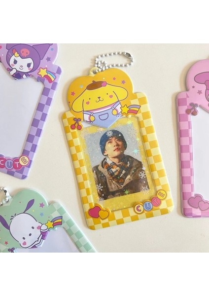 C Tarzı Sevimli Karikatür Karakterler Kpop Fotoğraf Kartı Tutucu Idol Fotoğraf Koruyucu Ekran Kollu Kawaii Kırtasiye Öğrenci Kolye Çocuklar Hediye (Yurt Dışından) modelleri