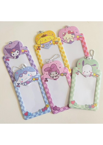 C Tarzı Sevimli Karikatür Karakterler Kpop Fotoğraf Kartı Tutucu Idol Fotoğraf Koruyucu Ekran Kollu Kawaii Kırtasiye Öğrenci Kolye Çocuklar Hediye (Yurt Dışından) indirimleri