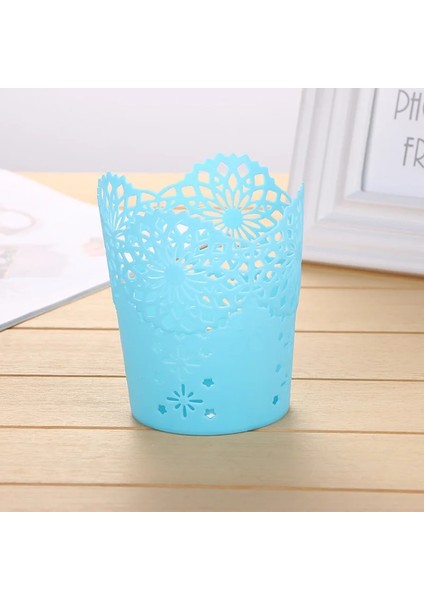 Turuncu Tarzı Yaratıcı Hollow Güller Kalem Kalem Tutucu Fırça Saklama Kabı Masa Düzenleyici Plastik Kırtasiye Kalemlik Ofis Malzemeleri (Yurt Dışından) indirimleri