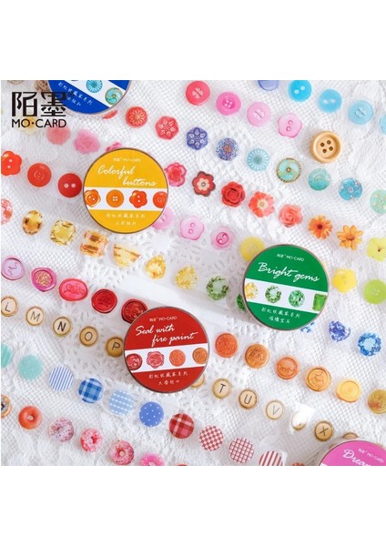 D Stili Nokta Washi Bant Yuvarlak Çıkartmalar Dekoratif Donut Mühür Petal Mektup Daire Noktalar Etiketler Etiketler Planlayıcı Scrapbooking Günlük Tutma (Yurt Dışından) fiyatları