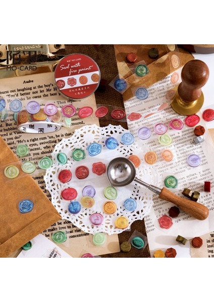 D Stili Nokta Washi Bant Yuvarlak Çıkartmalar Dekoratif Donut Mühür Petal Mektup Daire Noktalar Etiketler Etiketler Planlayıcı Scrapbooking Günlük Tutma (Yurt Dışından) modelleri