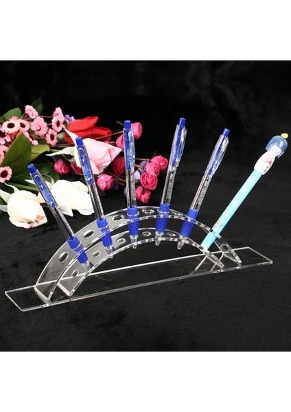 Şeffaf Stil Şeffaf Akrilik Kalem Tutucu 12 Yuvalı Kalem Ekran Standı Nailmakeupart Fırça Rafı Organizatör Tutucu Ofis Sanat Stüdyoları Için (Yurt Dışından) modelleri