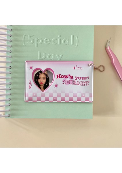 C Tarzı Mınkys Yeni Varış Kawaii Süt Aşk Kalp Kpop Fotocard Kart Tutucu Fotoğraf Koruyucu Idol Fotoğraf Kollu Okul Kırtasiye (Yurt Dışından) modelleri