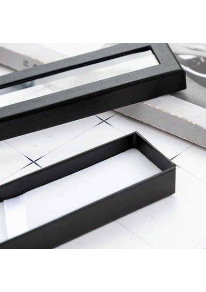 Beyaz Stil Kalem Kutusu Kağıt Kutusu Takı Hediye Kalem Kutusu Cennet ve Dünya Kapak Hediye Kutusu Kırtasiye (Yurt Dışından) fiyatları