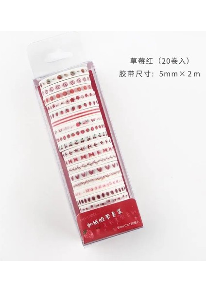 Ben Stil Çok Renkli Sadelik Washi Bant Scrapbooking Maskeleme Bandı Dekoratif Yapışkan Bantlar Kağıt Japon Kırtasiye Sticker (Yurt Dışından)