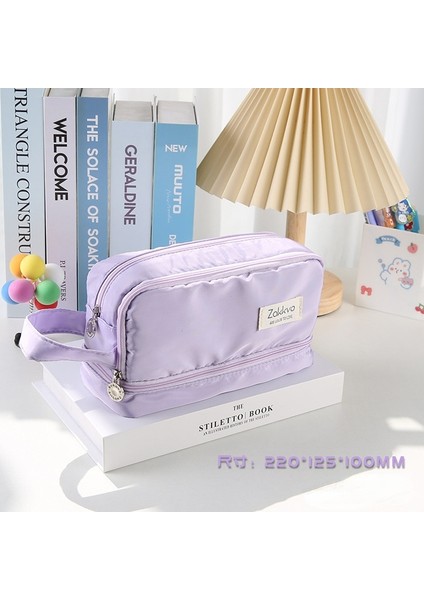 Bir Stil Kızlar Için Kalem Kutuları Okul Malzemeleri Kalem Çantası Büyük Kapasiteli Kalem Kutusu Sevimli Kalem Kutusu Kore Kırtasiye (Yurt Dışından)