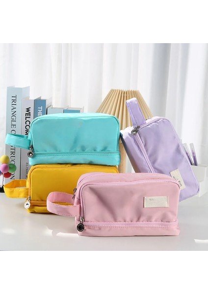 Bir Stil Kızlar Için Kalem Kutuları Okul Malzemeleri Kalem Çantası Büyük Kapasiteli Kalem Kutusu Sevimli Kalem Kutusu Kore Kırtasiye (Yurt Dışından) fiyatları