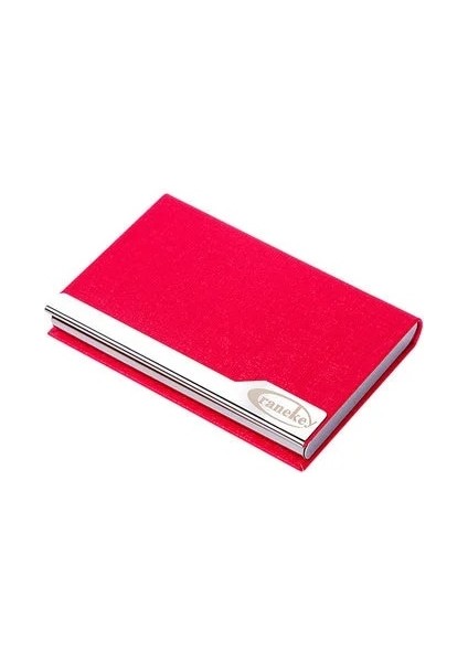 Kırmızı Stil Lazer Kazınmış Logo Lüks Kredi Kartı Sahibi, Kartvizit Sahibi, Koruyucu Kabuk Cüzdan, Metal Ticari Banka Kartı Cüzdanı (Yurt Dışından)