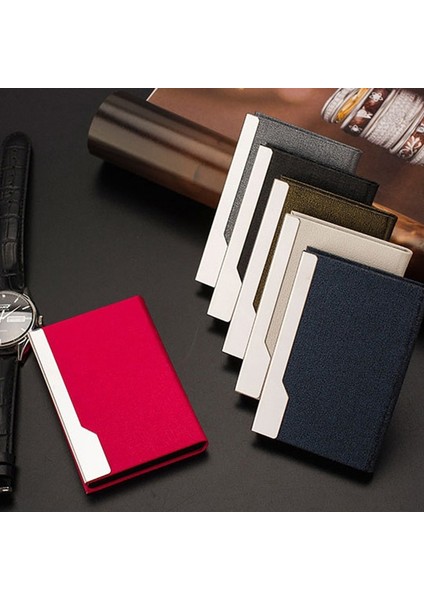 Kırmızı Stil Lazer Kazınmış Logo Lüks Kredi Kartı Sahibi, Kartvizit Sahibi, Koruyucu Kabuk Cüzdan, Metal Ticari Banka Kartı Cüzdanı (Yurt Dışından) modelleri