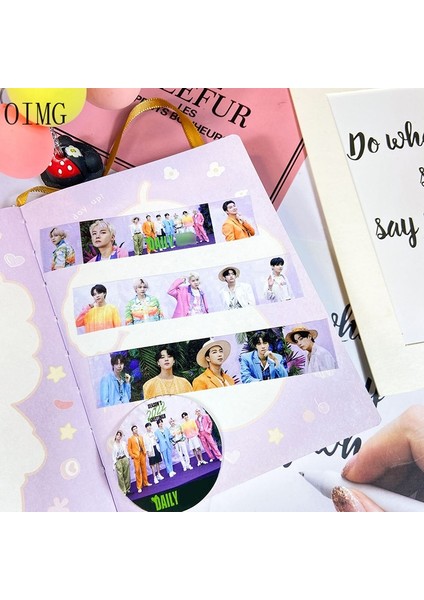 7 Kader-A Stili 2022 Kpop Washi Bantlar Çıkartmalar Bangtan Boys Sokak Çocukları Enhypen Yeni Albüm Yapışkanlı Kağıt Maskeleme Bantları Diy Scrapbooking Dekorları (Yurt Dışından) indirimleri