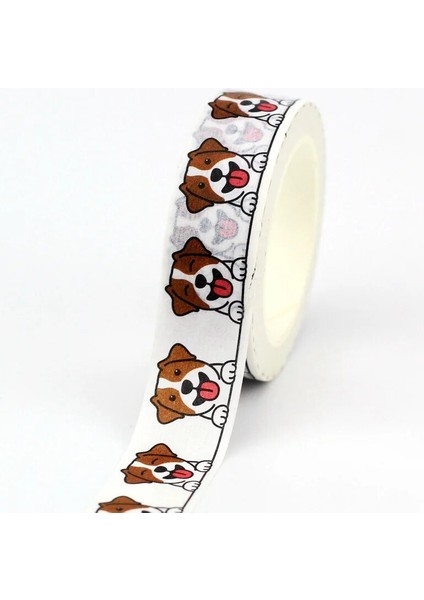 979 Stili Yeni M Dekoratif Sevimli Kediler ve Köpekler Scrapbooking Bullet Dergisi Hayvan Kırtasiye Için Kağıt Washi Bant Maskeleme Seti (Yurt Dışından)