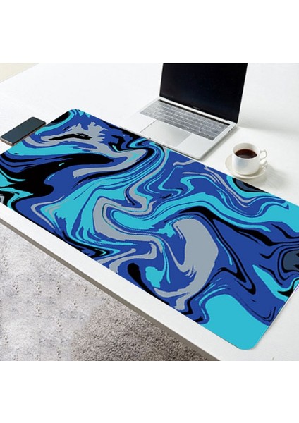 No.5 Tarzı Bilgisayar Mouse Pad Strata Sıvı Oyun Aksesuarı Mousepad Soyut Büyük Boy Mousemat Oyun Kauçuk Kaymaz Alt Halı (Yurt Dışından) modelleri