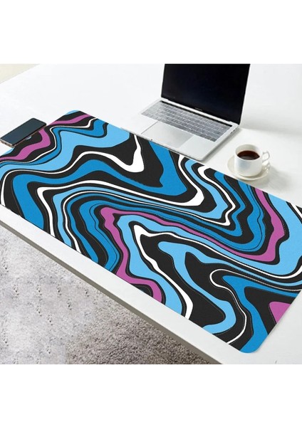 No.5 Tarzı Bilgisayar Mouse Pad Strata Sıvı Oyun Aksesuarı Mousepad Soyut Büyük Boy Mousemat Oyun Kauçuk Kaymaz Alt Halı (Yurt Dışından) indirimleri