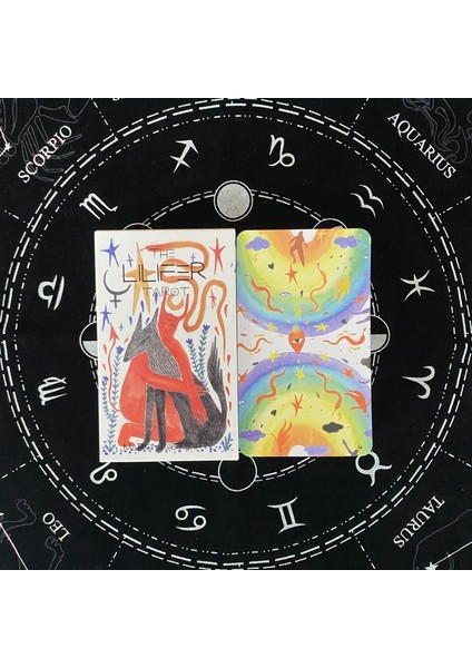 Çok Renkli Stil Ingilizce Sürüm Tarot Tarot Kartları Pdf Kılavuzlu Yeni Başlayanlar Için Astroloji Altın Kehanet Aracı (Yurt Dışından) modelleri