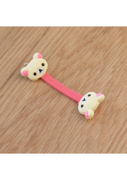 C-3 Adet Tarzı 3 Adet Kawaii Kablo Bobin Sarıcı Koruyucu Veri Hattı Kablosu Koruyucu Kılıf USB Tel Hat Kablosu Kulaklık Kırtasiye Tutucu Ayı Civciv (Yurt Dışından)