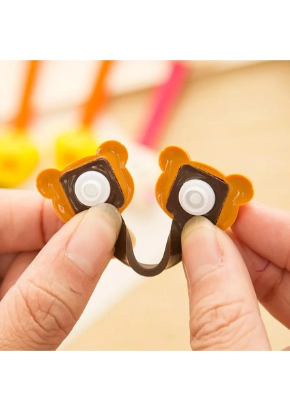 C-3 Adet Tarzı 3 Adet Kawaii Kablo Bobin Sarıcı Koruyucu Veri Hattı Kablosu Koruyucu Kılıf USB Tel Hat Kablosu Kulaklık Kırtasiye Tutucu Ayı Civciv (Yurt Dışından) modelleri