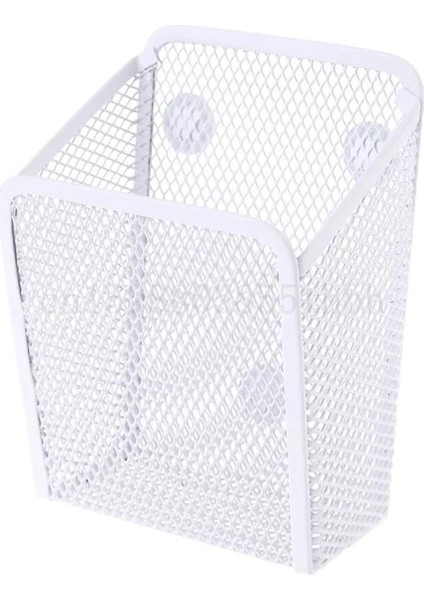 W Tarzı Metal Tel Örgü Manyetik Sepet Saklama Kutusu Kalem Kalem Makyaj Organizatör Mutfak (Yurt Dışından)