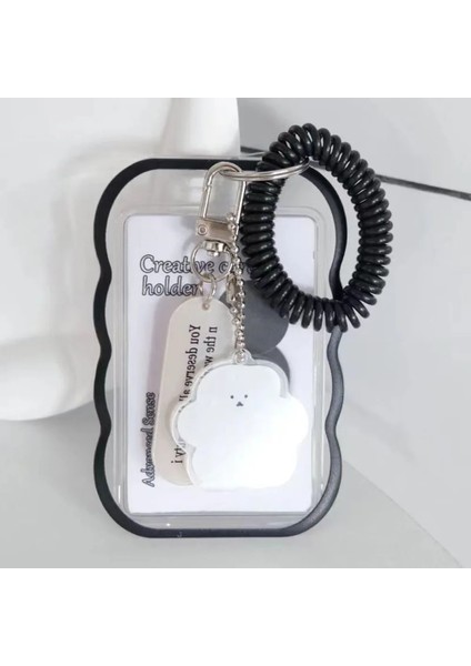 Pembe Tarzı Bulut Şekli Kart Kol Idol Fotoğraf Kol Fotocardlar Koruyucu Kılıf Anahtarlık Ins Sevimli Fotoğraf Çerçeveli Çanta Kolye Elastik Halat (Yurt Dışından) modelleri