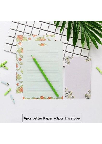 E Stili 6 Adet A5 Mektup Yazma Kağıdı ve Mektup Kağıdı Zarf Seti Güzel Çiçek Yazma Kırtasiye Zarf Seti Okul Kırtasiye (Yurt Dışından) fiyatları