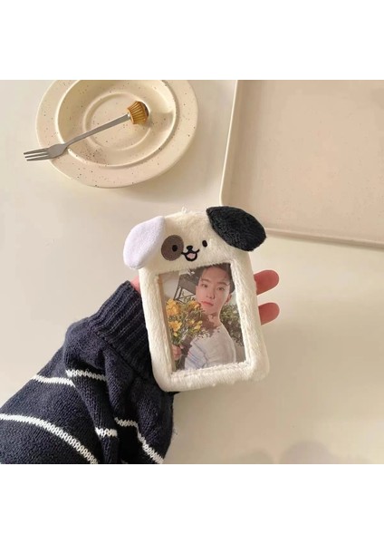 Bir Stil Kawaii Köpek Peluş Fotoğraflı Kart Sahibi Kredi Kımlığı Banka Kartı Otobüs Kartı Koruyucu Kılıf Fotoğraf Kollu Ekran Kolye Kırtasiye (Yurt Dışından) fırsatları