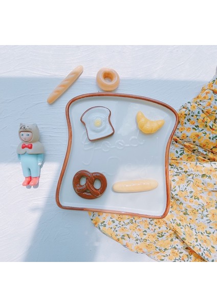 No.7 Tarzı Sevimli Seramik Fırça Kalem Tutucu Animalfruit Kalem Standı Ekran Standı Paleti Suluboya Guaj Akrilik Boyama Sanat Malzemeleri (Yurt Dışından) indirimleri