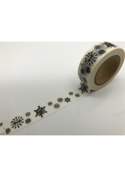 NO.2149 Stili S Beden Japon Jiataihe Washi Bant Siyah Dekoratif Çizgili, Bant Karalama Defteri Kağıt Maskeleme Etiket Seti Fotoğraf Albümü Washi Bant Seti (Yurt Dışından)