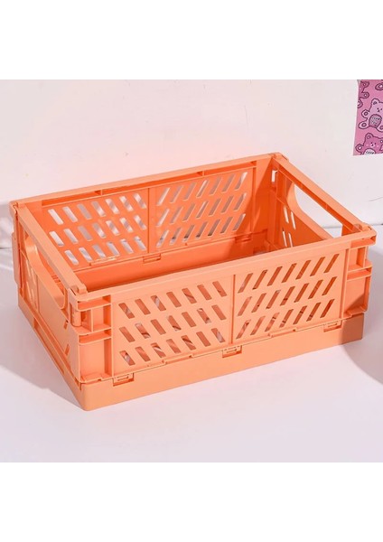 NO.331 Tarzı Lolede Katlanabilir Plastik Saklama Sepeti Masa Düzenleyiciler Çeşitli Eşyalar Saklama Kutusu Kırtasiye Okul Organizador Ofis Aksesuarları (Yurt Dışından)