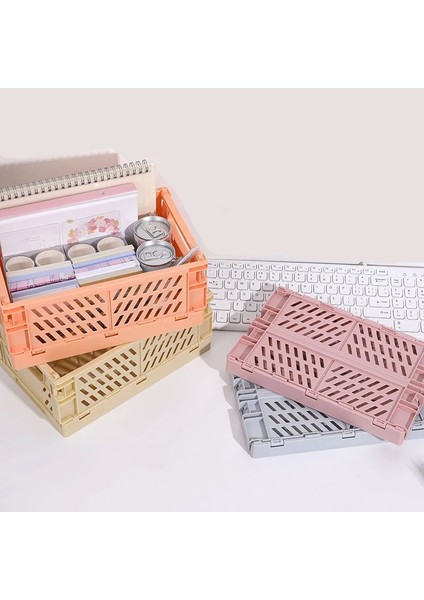 NO.331 Tarzı Lolede Katlanabilir Plastik Saklama Sepeti Masa Düzenleyiciler Çeşitli Eşyalar Saklama Kutusu Kırtasiye Okul Organizador Ofis Aksesuarları (Yurt Dışından) fırsatları
