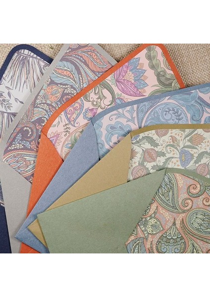 No.4 Tarzı Et Vintage Çizgili Zarflar Düğün Davetiyesi, Hediye Paketleme, Aşk Mektubu Için Sanat Kağıdı Zarfları (Yurt Dışından) modelleri