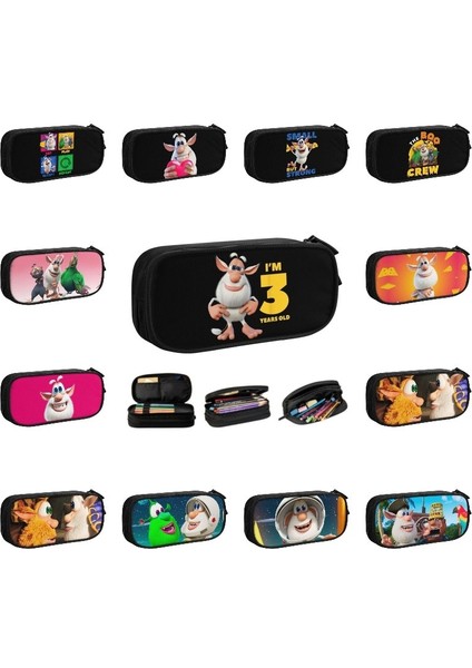 No.12 Tarzı Boobas Im 3 Yaşında Sevimli Kalem Kutusu Erkek Kız Büyük Kapasiteli Karikatür Animasyonlu Kalem Çantası Öğrencileri Kırtasiye (Yurt Dışından) fiyatları
