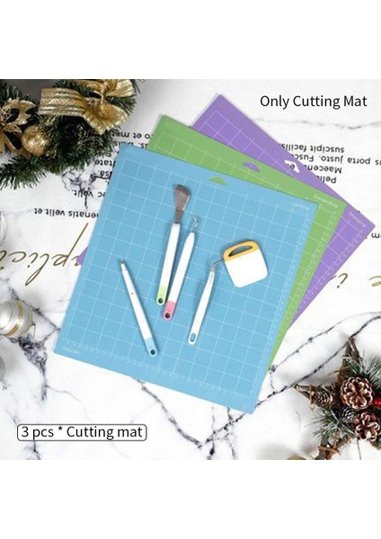 B Tarzı 3 Adet Yedek Kesme Mat Kurulu Yapışkan Taban Plakası Tezgah Pvc Manuel Cricut Maker Deri Kesme Dikiş Için Uyumlu (Yurt Dışından) modelleri