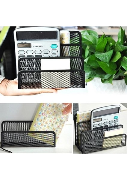 Siyah Stil Siyah Örgü Dosya Düzenleyici Mektup Sıralayıcısı Posta Iş Belge Tepsisi Masası Ofis Dosya Düzenleyici Tutucu Organizador Escritorio (Yurt Dışından) modelleri