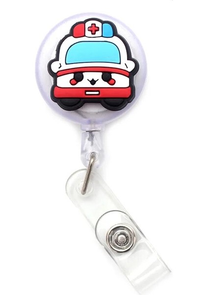 Mavi Stil Sevimli Tıbbi Malzemeler Stil Hemşire ve Doktor Için Geri Çekilebilir Rozet Makarası Kart Sahibinin Ofis ve Hastane Malzemeleri Erkek ve Kız Isim Kartı (Yurt Dışından)